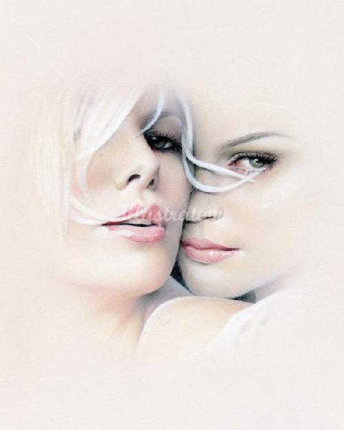 Arte: retrato de una mujer Arte: retrato de una mujer