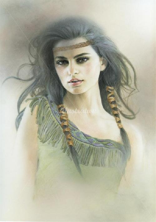 Arte: retrato de una mujer Arte: retrato de una mujer